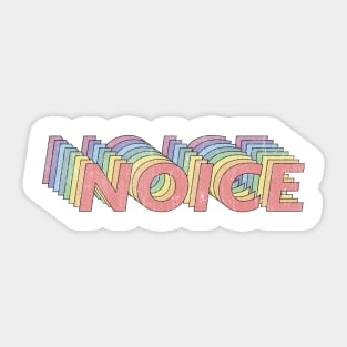 Noice - Retro Style Sticker